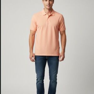 St. John's Bay Men's Polo in Light Coral